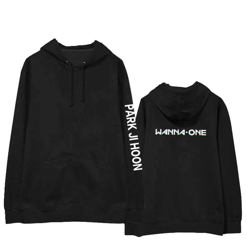 Wanna One Park Zhi-hsun around wanna one с одним и тем же лазерным принтом женские свободные