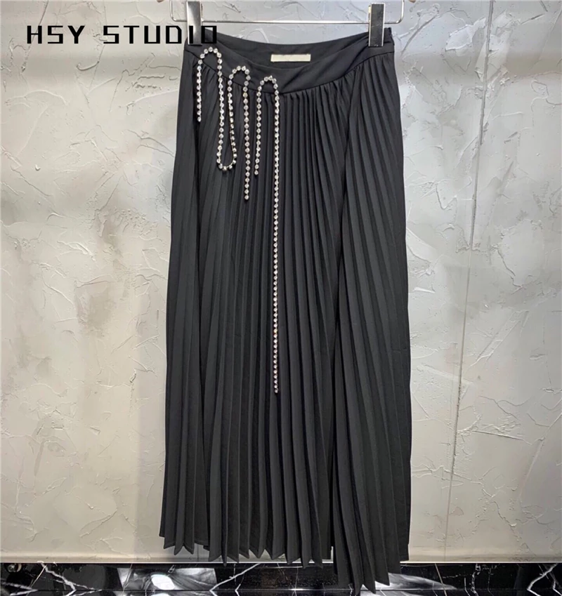【HSY stuo】 2019 летняя новая Универсальная ручная работа с инкрустацией стразами