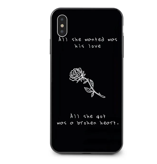 Xxxtentacion Bad vibes forever lil peep черные силиконовые чехлы для телефонов Чехол iPhone 5 5S SE 6 S Plus 7