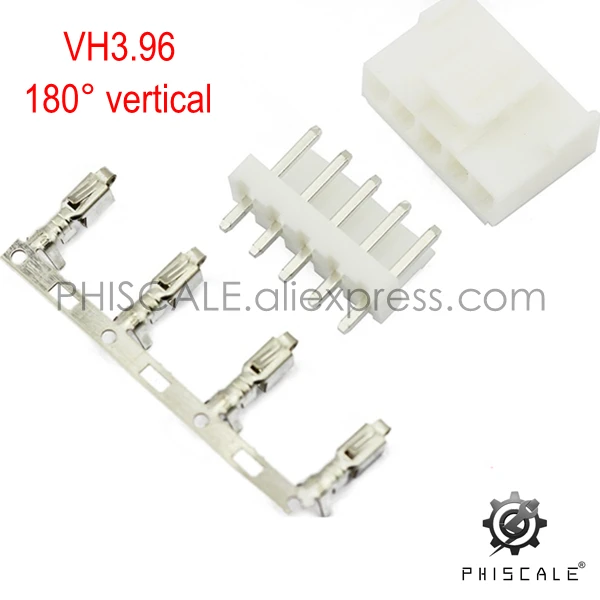 PHISCALE VH3.96 2 12Pin 3 96 мм 20 комплектов прямой/изогнутый штыревой соединитель Комплект +