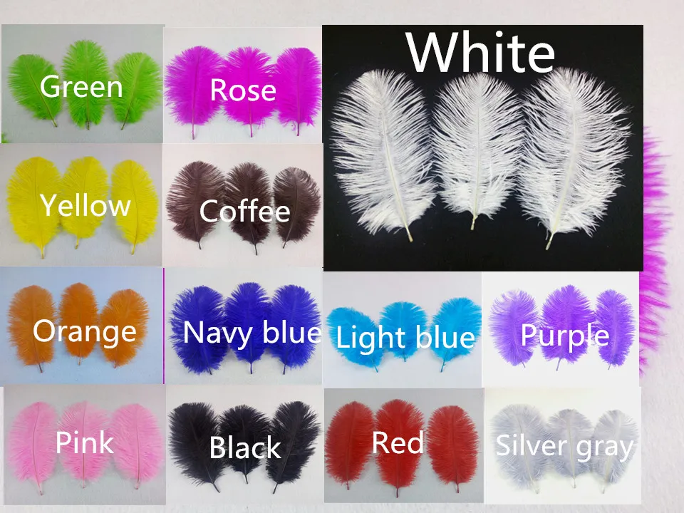 Распродажа высокое качество 10 шт./лот белое страусиное перо 6 8 &quot/15 20 см DIY