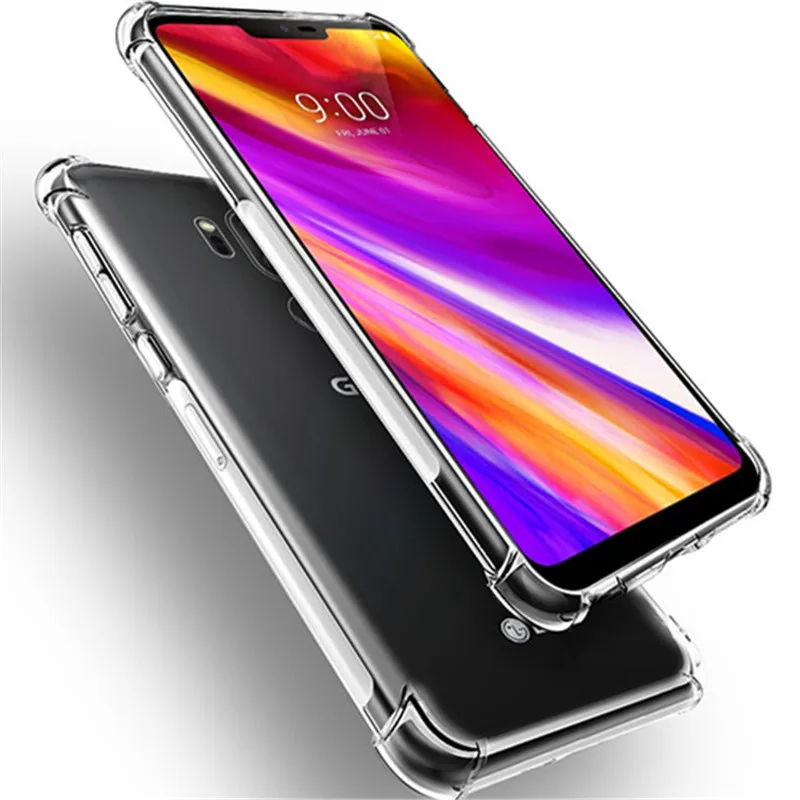 Противоударный чехол с подушкой безопасности для LG G6 G7 ThinQ Q6 Q8 K3 2017 K4 K8 K10 2018 из ТПУ