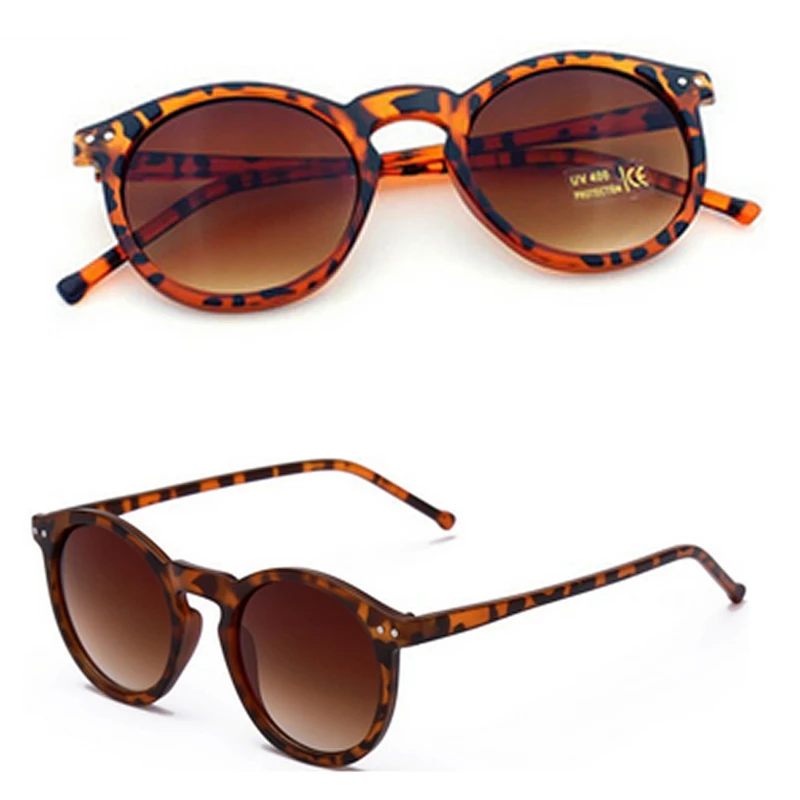 

Women Men Round Metal Frame Mirror Lens Cats Eye Sunglasses Unisex