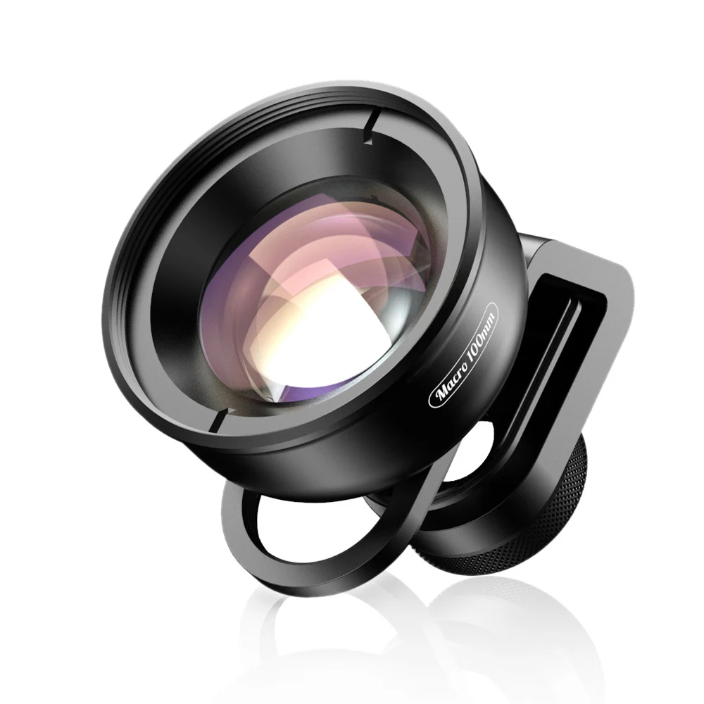 APEXEL HD 100 мм макро-объектив фотография 10x Супер Макро-линзы+ CPL+ Звездный фильтр для xiaomi redmi huaweimostсмартфоны Прямая - Цвет: only macro lens