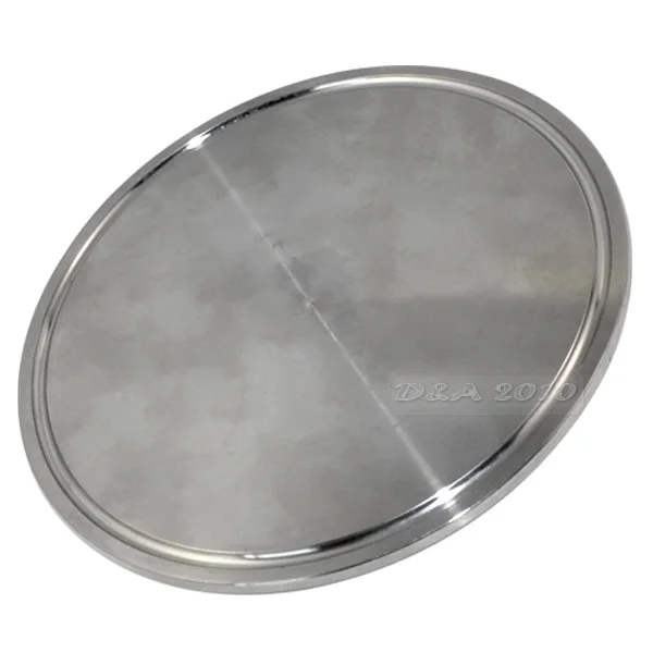 FGHGF 4 &quotOD 102 мм SS316 санитарно слепой диск фланец Конец Крышки блок фитинги трубы