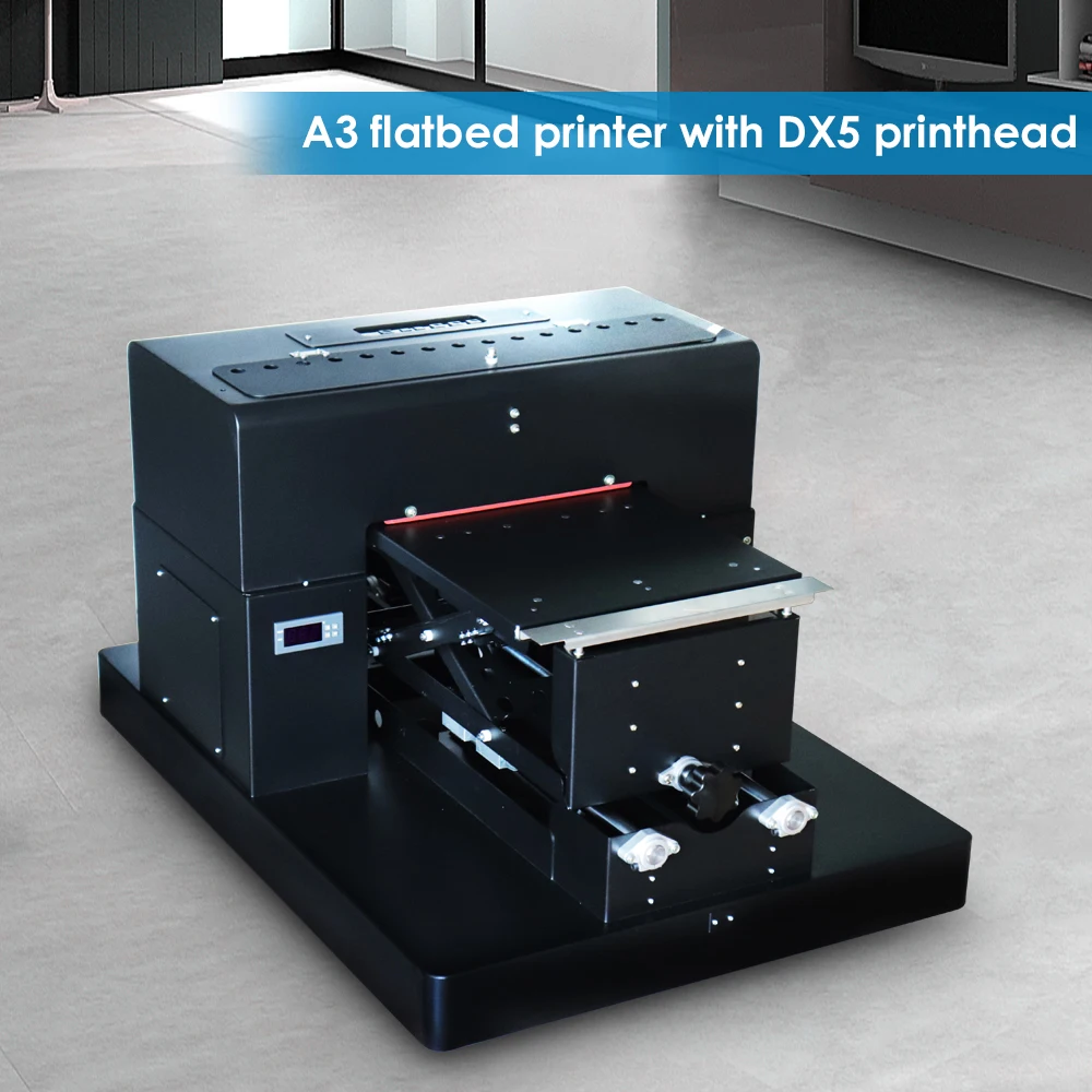 A3 DTG Printe планшетный печатный станок Темный свет цвет футболка печатная машина 8
