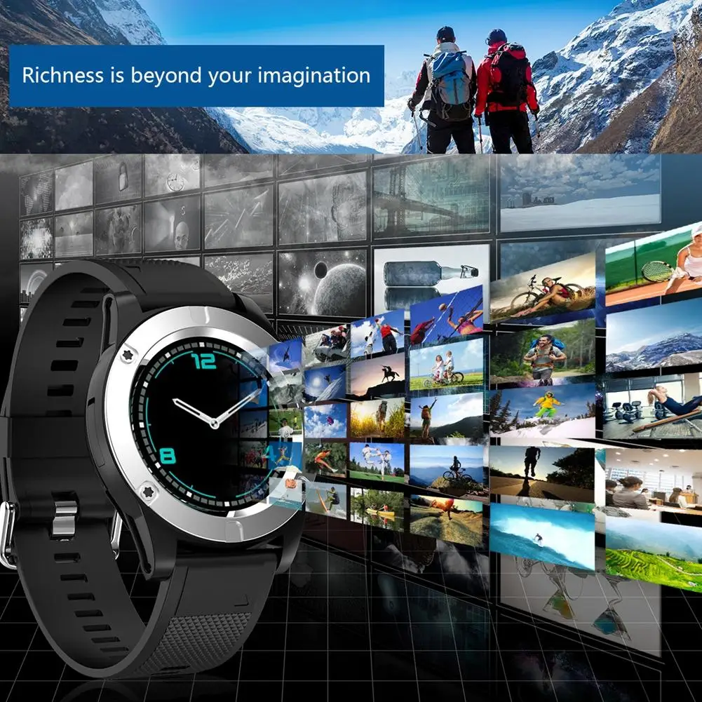 Умные часы F18 с круглым экраном Bluetooth вставной картой спортивный шаг MTK6261 Прямая