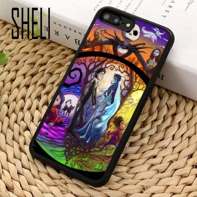 Шели Кошмар перед Рождеством трупы невесты чехол для телефона iPhone 11 Pro X XR XS MAX 5 6 7 8