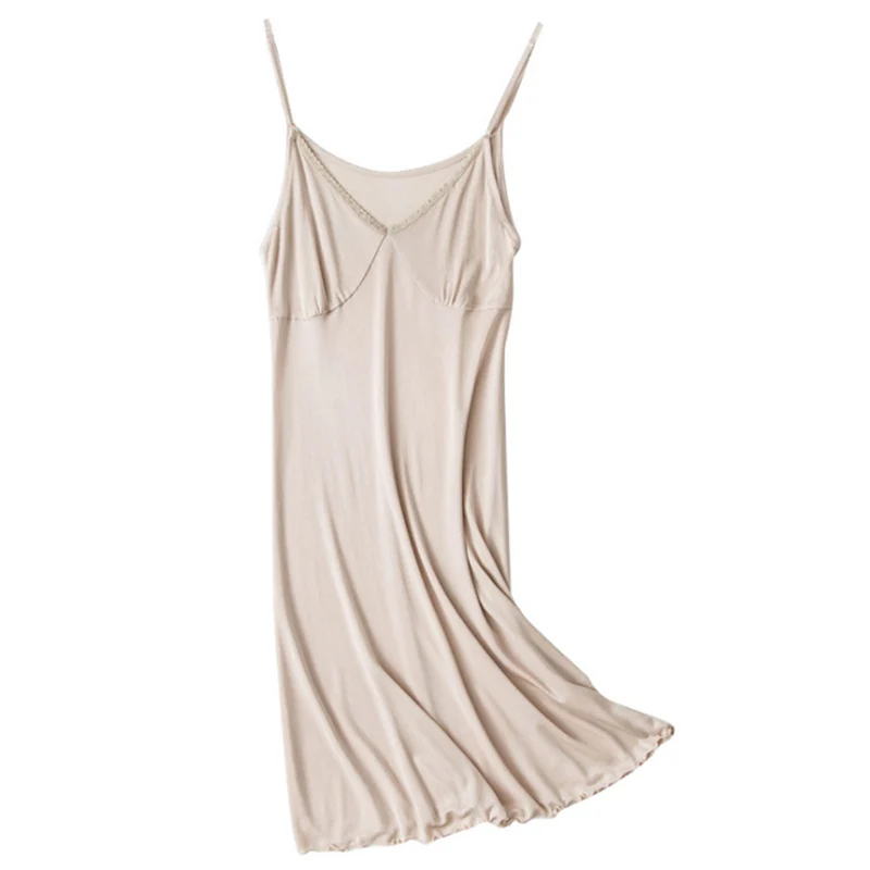 100% Шелковая трикотажная ночная рубашка из тутового шелка модная летнее платье