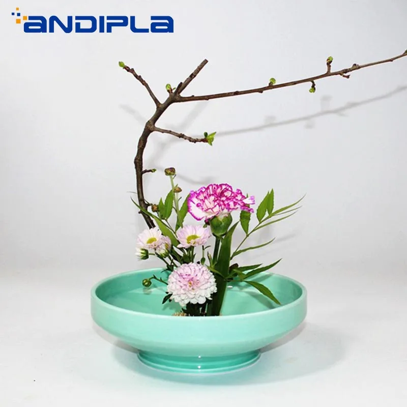 Китайский Селадон цветочный горшок суккулентный Zen Аранжировка бассейна