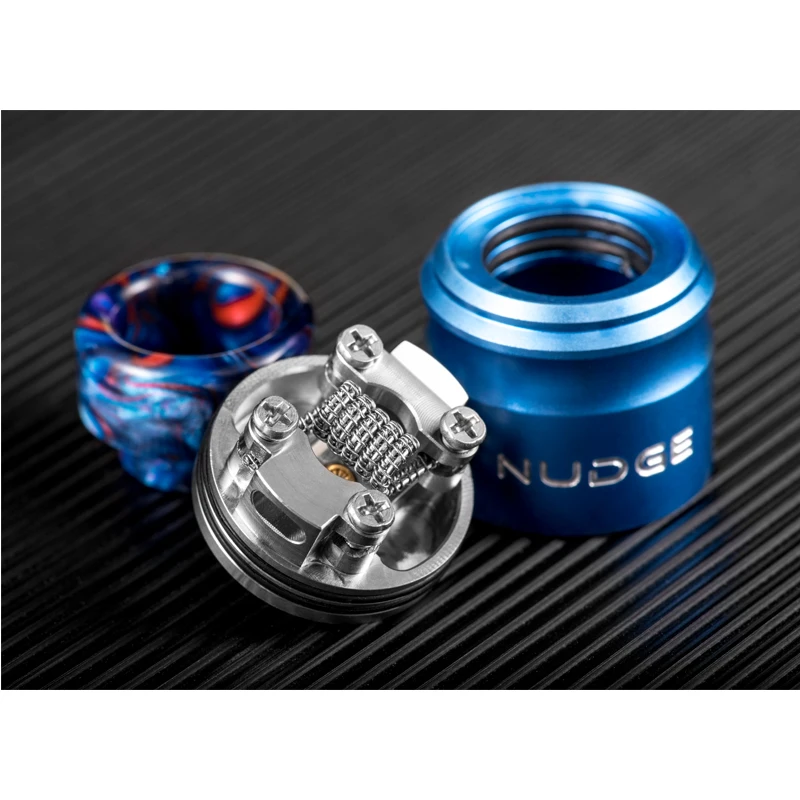 Оригинальный WOTOFO NUDGE RDA 22 мм резервуар с одной катушкой двухслойный