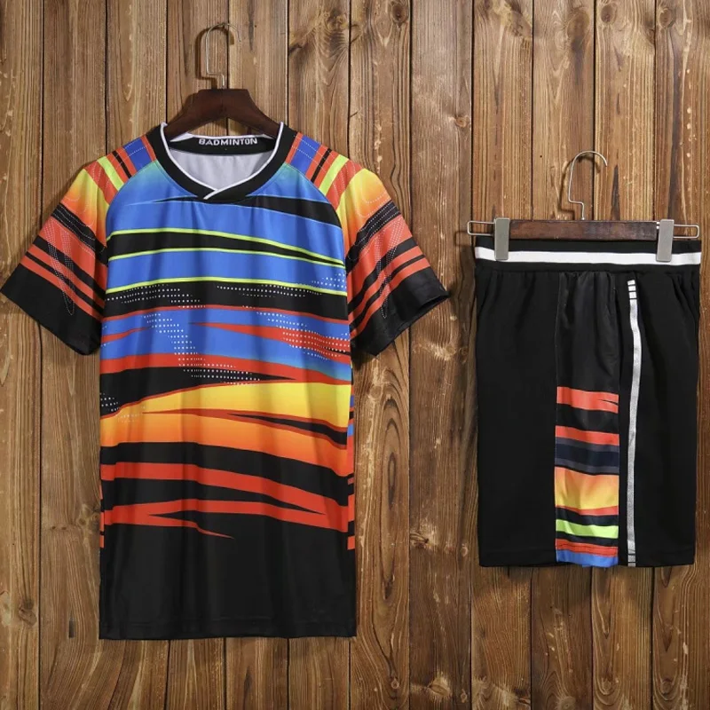 Новинка Джерси для бадминтона мужские спортивные комплекты настольного тенниса