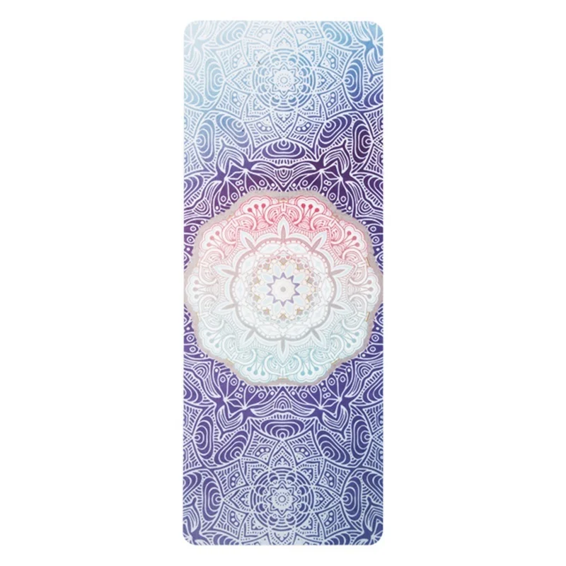 

Yoga mat Natural rubber folding Portable travel mat Yoga 1.5 mm thick Environmental friendly suede Color print Yoga towel