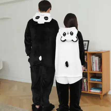 Новые взрослых Onesie Panda пижамы унисекс костюмы на Хэллоуин любителей |