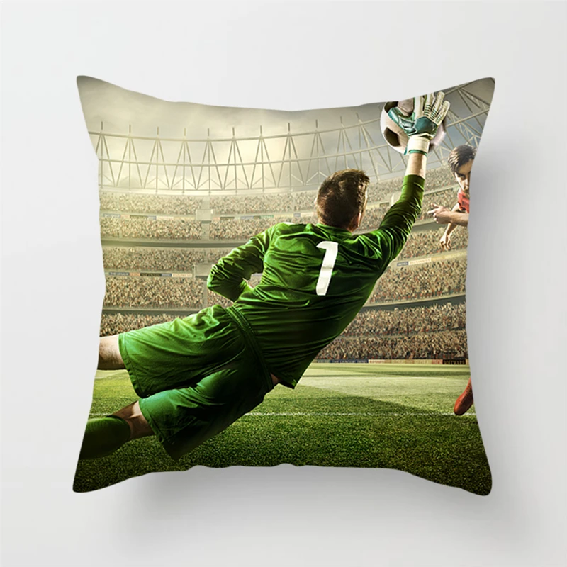 Футбольный мяч Fuwatacchi спортивный Стильный чехол для подушки знаменитый