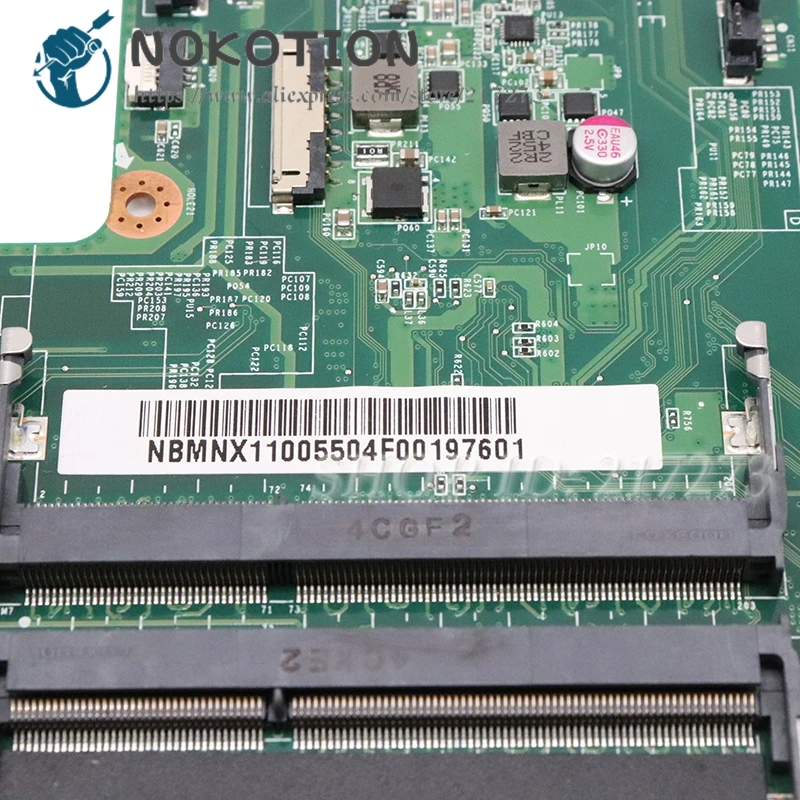 NOKOTION для Acer aspire E5-771G E5-771 материнская плата ноутбука NBMNX11005 DA0ZYWMB6E0 SR244 I3-5005U CPU DDR3L |