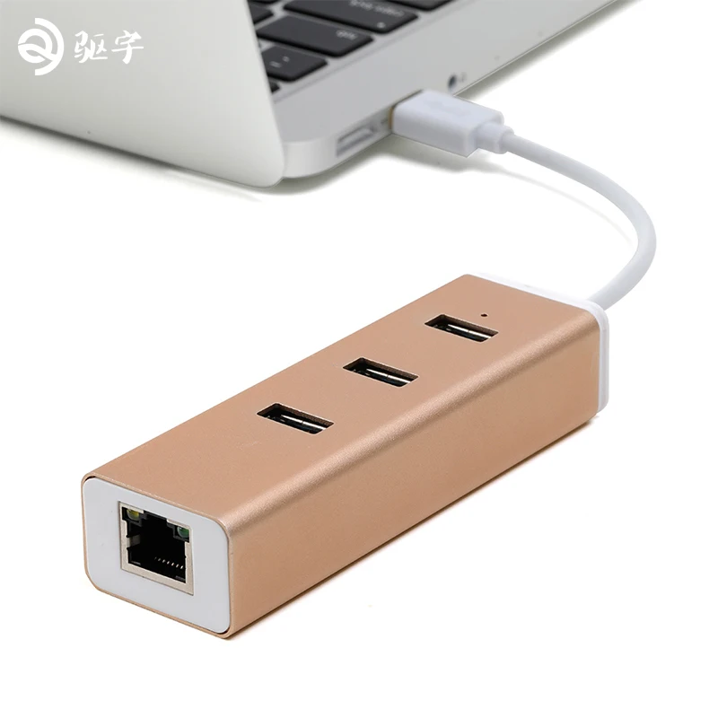 USB 3 0 Ethernet-адаптер с Порты хаб rj45 Gigabit Ethernet Lan 10/100/1000 мбит сетевой карты для ноутбука