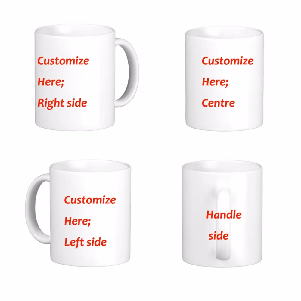 DIY фото кружка для кофе печать на заказ картина 11 унций белые керамические