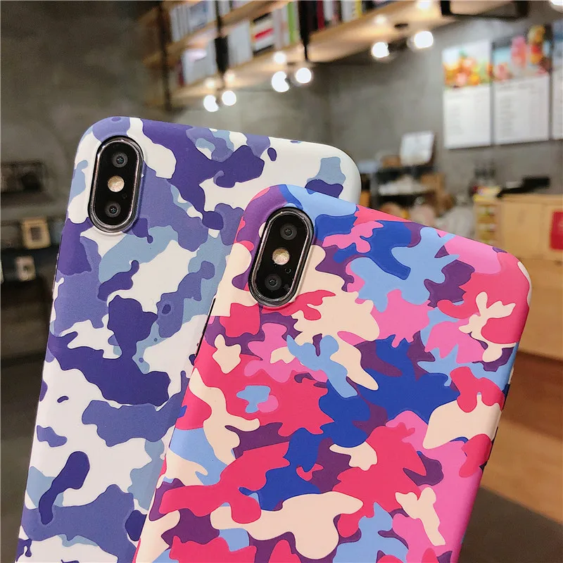 Camouflage Shockproof Mobile Shell Phone Case For iPhone 8 7 6 6s plus X XS MAX XR Cases Luxury Cover Coque |