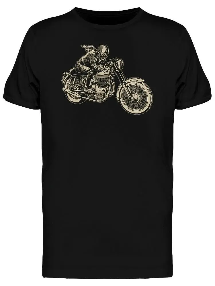 

Speeding Motorcycle Skeleton Men's T shirt Size S-3XL