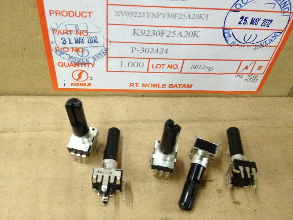 1 шт./лот 09 вертикальный одностыковый потенциометр A20K A203|potentiometer a20k|potentiometer