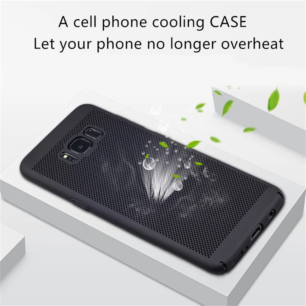 BALMORA теплоотвод Матовый Жесткий чехол для samsung Galaxy S8 S9 Plus S7 S6 Edge s Note8 C9pro защитный |