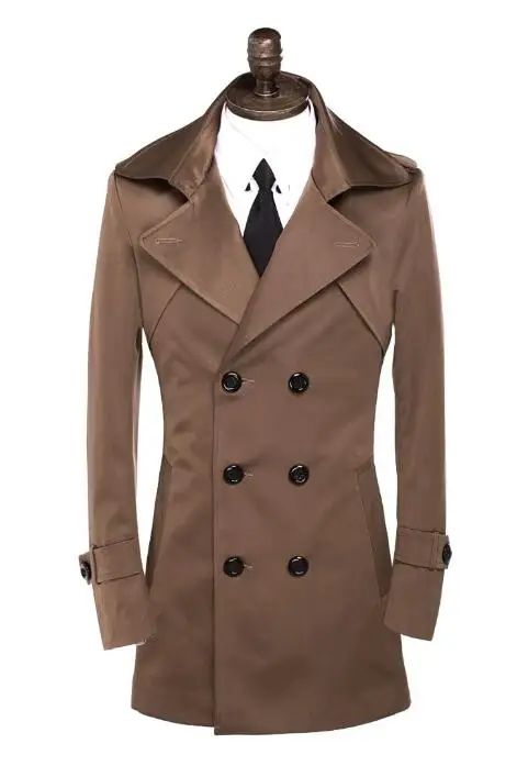 Тренчи мужские пальто Размер 6xl|designer trench coat men|trench menovercoat long |