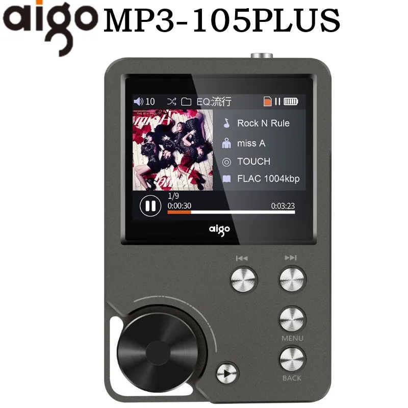 Новый обновленный музыкальный плеер Aigo Hi res Fi без потерь MP3 FLAC портативный mp3 мини