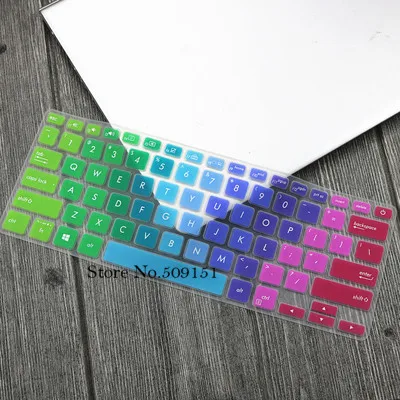 Rainbow Для ASUS VivoBook S13 S330UN s330 s330ua S330U Адольфович S 13 13,3 дюйма силиконовая для ноутбука чехол для клавиатуры ноутбука направляющее покрытие протектор - Цвет: Rainbow