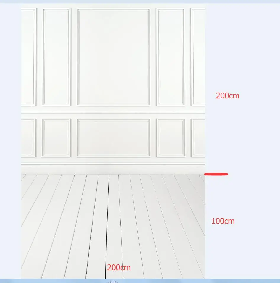 

2X3meter White Photography Backdrop XT-6395-2X3