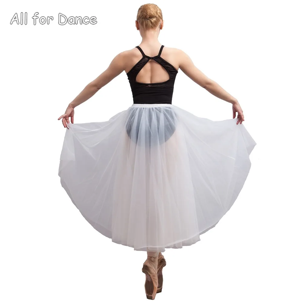 2 слоя мягкого фатина без штанов для взрослых балетный танец Длинная Одежда