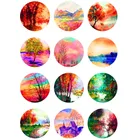 Круглые стеклянные кабошоны для ювелирных изделий, 10 мм, 12 мм, 14 мм, 16 мм, 20 мм, 25 мм, 335, 12 шт.лот