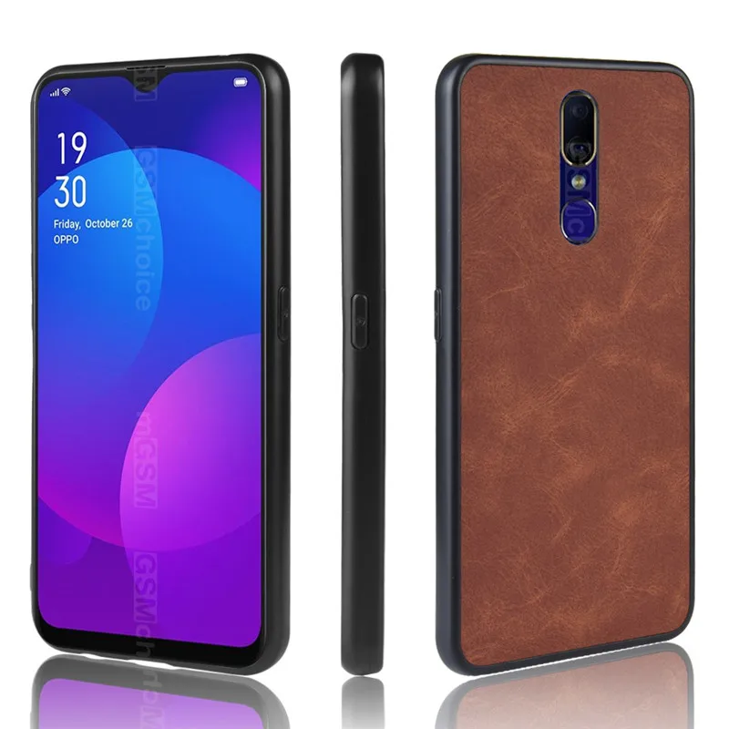 For OPPO F11 Soft Edge TPU Sheep PU Leather PC Hard Phone Cover A9 6.53&quot Bag Case | Мобильные телефоны и аксессуары