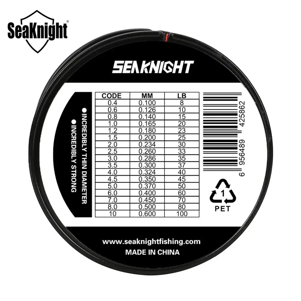 Seaknight плетенках 300 м плетеная леска 4 пряди 8 80lb Рыбалка оплетка Комплексная