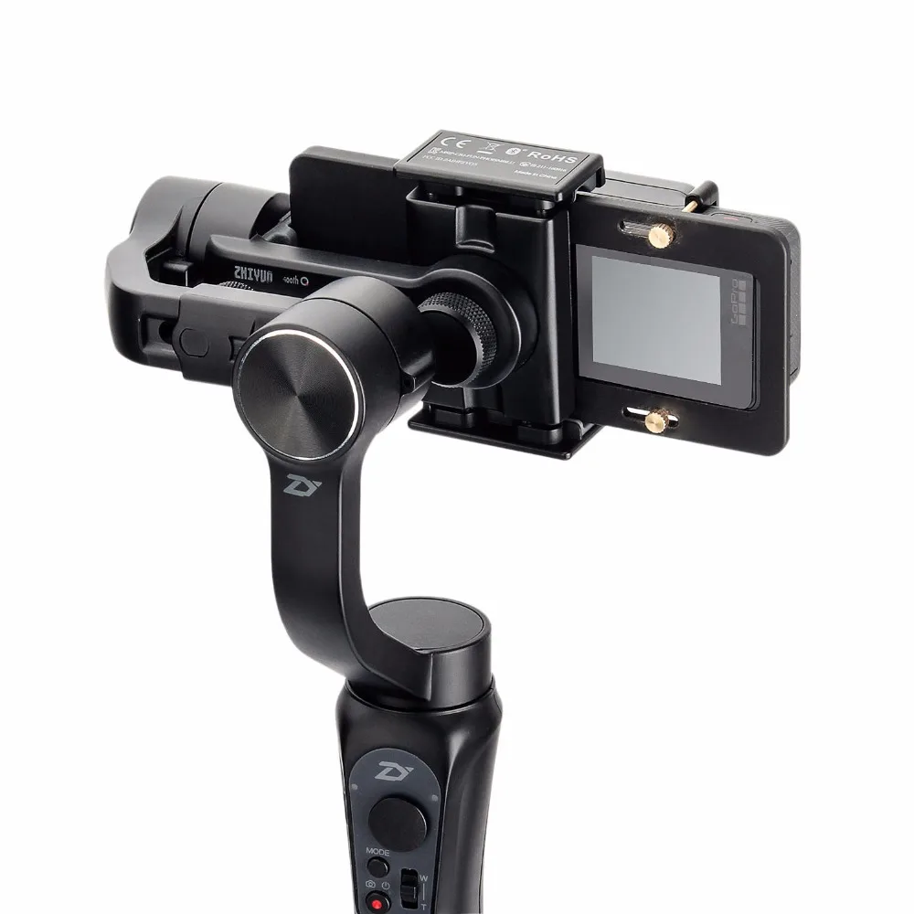 Zhiyun Smooth 4 3-Axis Handheld Gimbal Stabilizer for iPhone Samsung etc Smartphone + Xiaomai Plate Gopro5/4/3 | Электроника