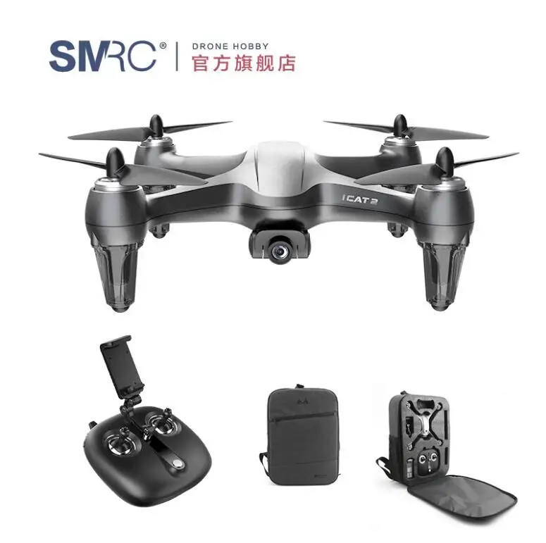 SMRC ICat 2 with Bag Профессиональный Квадрокоптер Gps камера для дрона HD 4K RC самолет гоночный вертолет follow me PRO гоночный Радиоуправляемый Дрон VS DJI Phantom 4 H480 - Цвет: SMRC ICat 2 with Bag