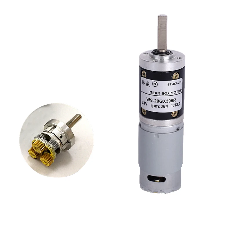 

28GX395R planetary geared motor / 12V miniature DC geared motor / 24VCW / CCW gear slow speed motor