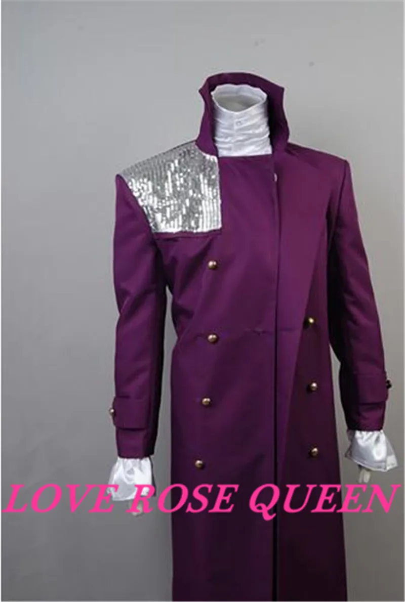 2017 Костюм Принца Роджерса Нельсона фиолетового дождя для Хэллоуина костюм