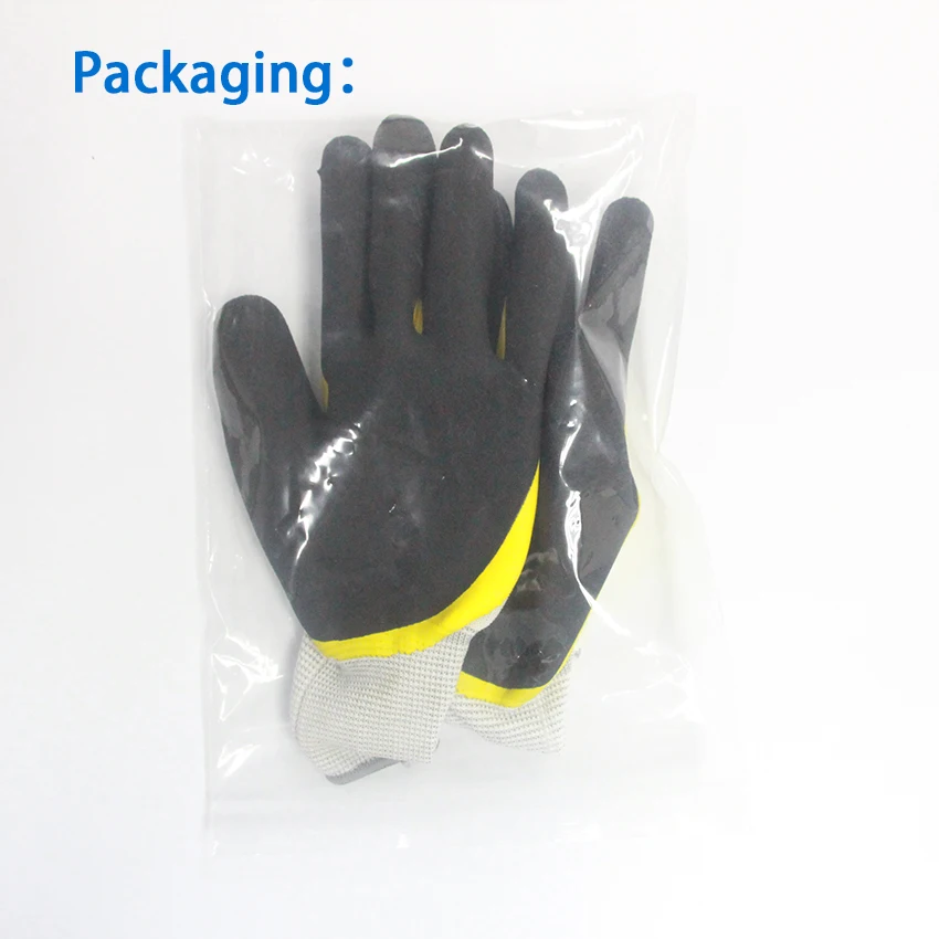 Smжелтые двойные латексные перчатки заводские безопасные рабочие перчатки для мужчин 1 пара для использования на открытом воздухе моющиеся