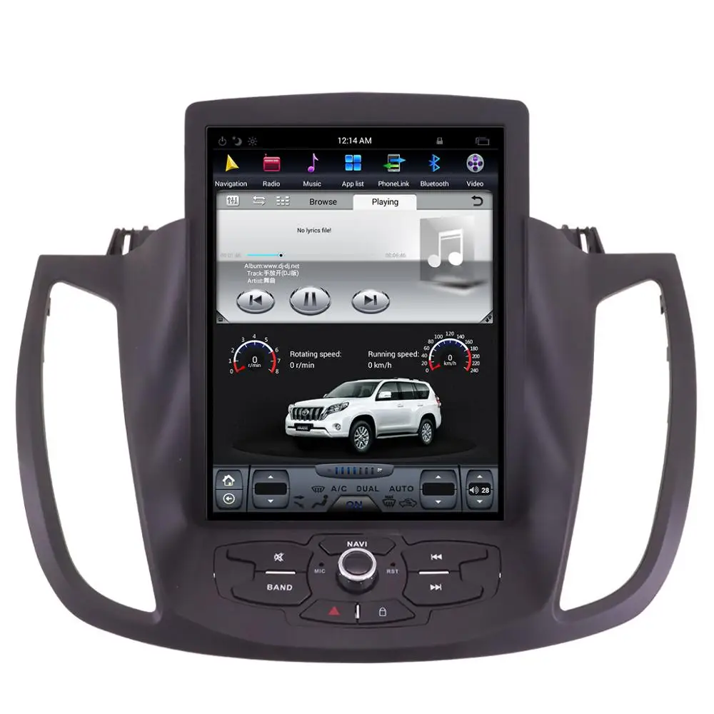 Android 8 Tesla стиль автомобиля нет DVD плеер gps навигация для Ford Kuga 2013 + Авто Стерео