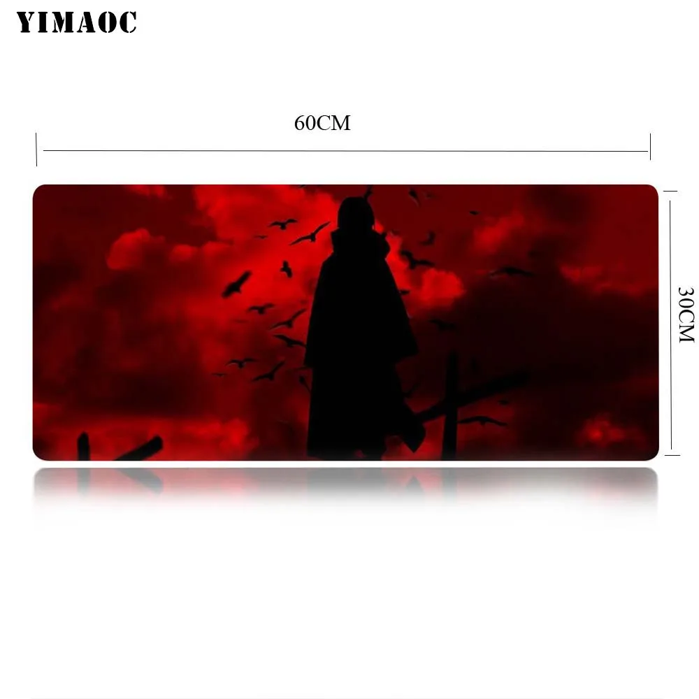 YIMAOC Новый Коврик для компьютерной мыши Наруто коврик Противоскользящий