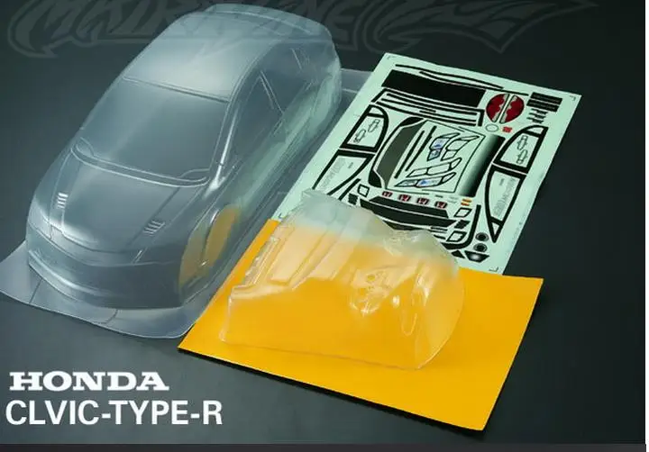 1/10 RC автомобиль ПК прозрачный корпус 195 мм HHonda Civic CRZ Гибридный на дороге Дрифт Yokomo