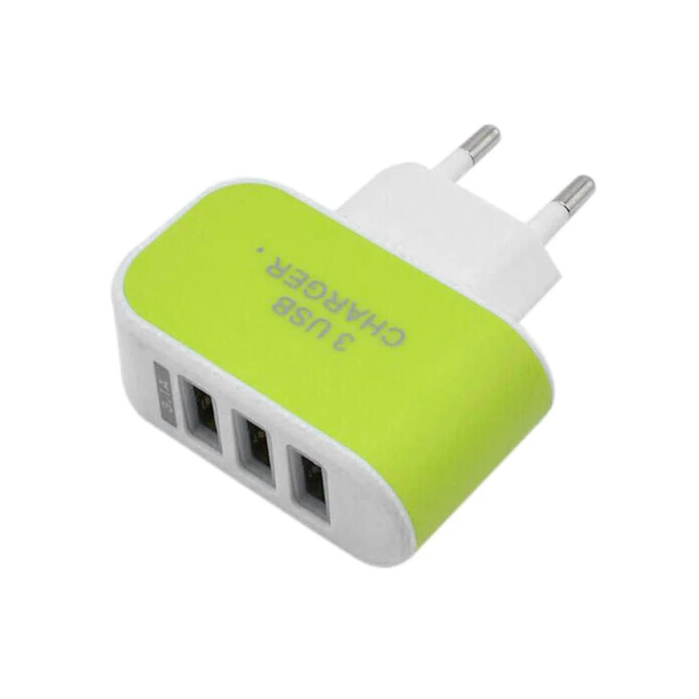 Настенное зарядное устройство EU/US с 3 портами USB зарядное устройство для путешествий AC зарядное устройство s адаптер для iPhone для Xiaomi для samsung