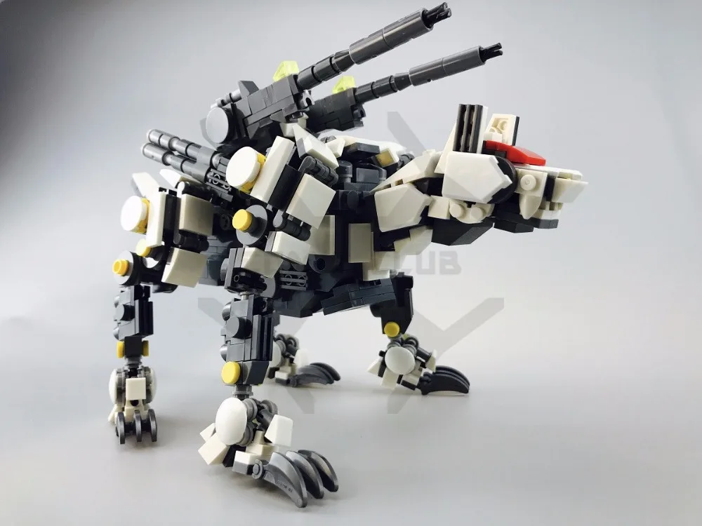 Конструктор MOC из комиксного клуба в наличии робот белый волк оригинальная экшн