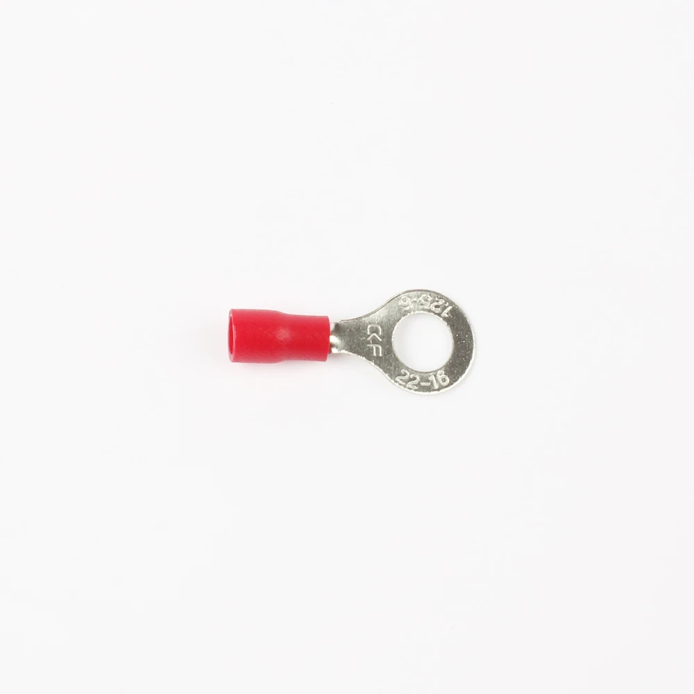 DIANQI Φ Red 22-16 AWG 0 5-1 5 мм2 изолированный кольцевой коннектор соединительный кабель