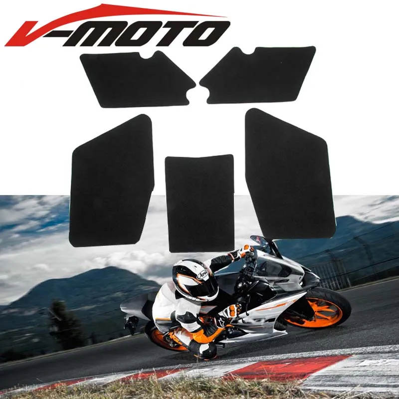 Для KTM RC 200 rc390 мотоциклетный топливный бак тяговая накладка боковой газовый зажим