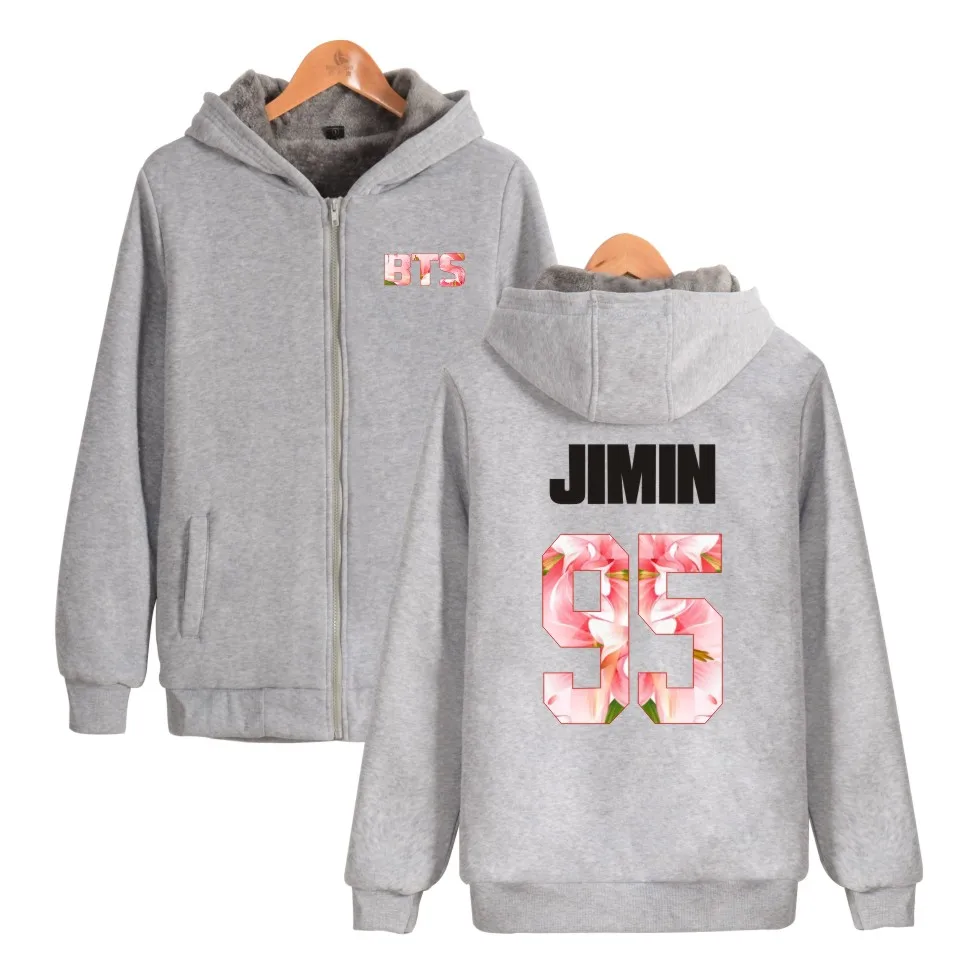 ALIZAZA Kpop bts hoodies for men women bangtan boys album floral letter printed fans supportive o neck sweatshirt plus THICKEN | Мужская