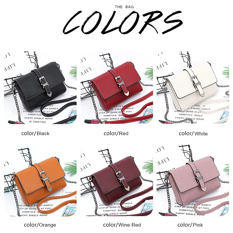 Nevenka Leather Handbag Female Chain Shoulder Bag Small Crossbody Bags Ladies Mini Flap for Women 2019 | Багаж и сумки