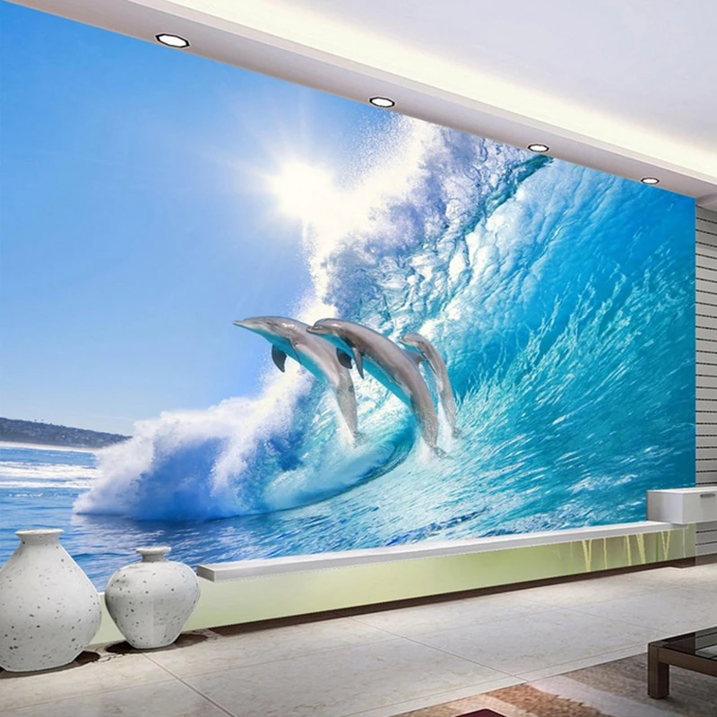 Custom 3D Photo Wallpaper Ocean World Dolphin TV Background Wall Decorations Living Room Bedroom Home Decor Wall Mural Wallpaper
Custom 3D Photo Wallpaper Ocean World Dolphin TV Background Wall Decorations Living Room Bedroom Home Decor Wall Mural Wallpaper