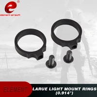 element airsoft softair surefir larue light mount rings0 914 for metal weapons accessories inline flashlight mount ex311